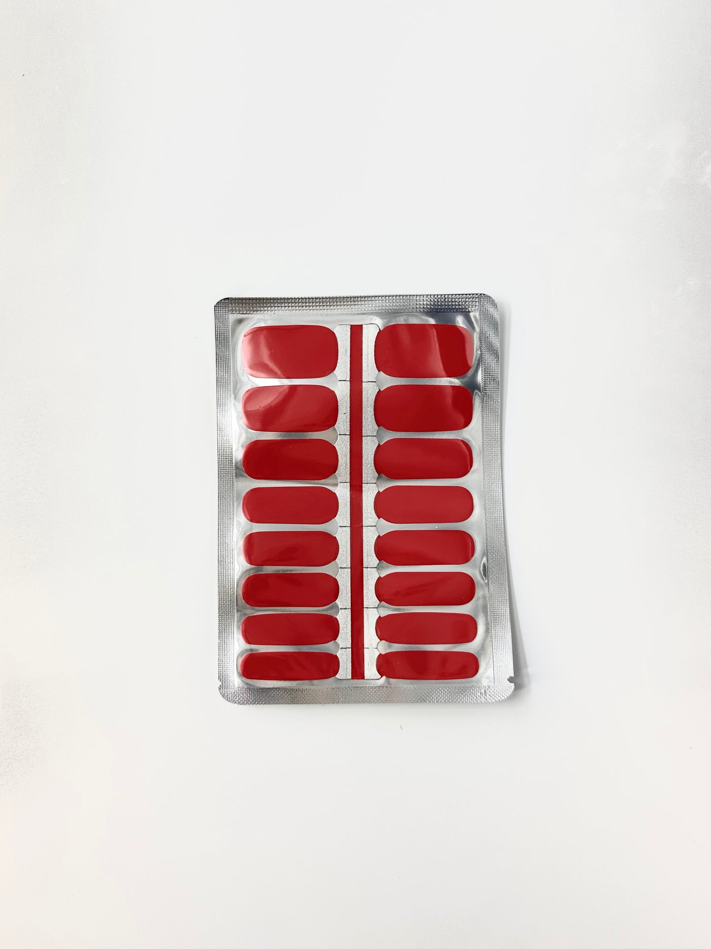 Solid Red Nagel Wraps