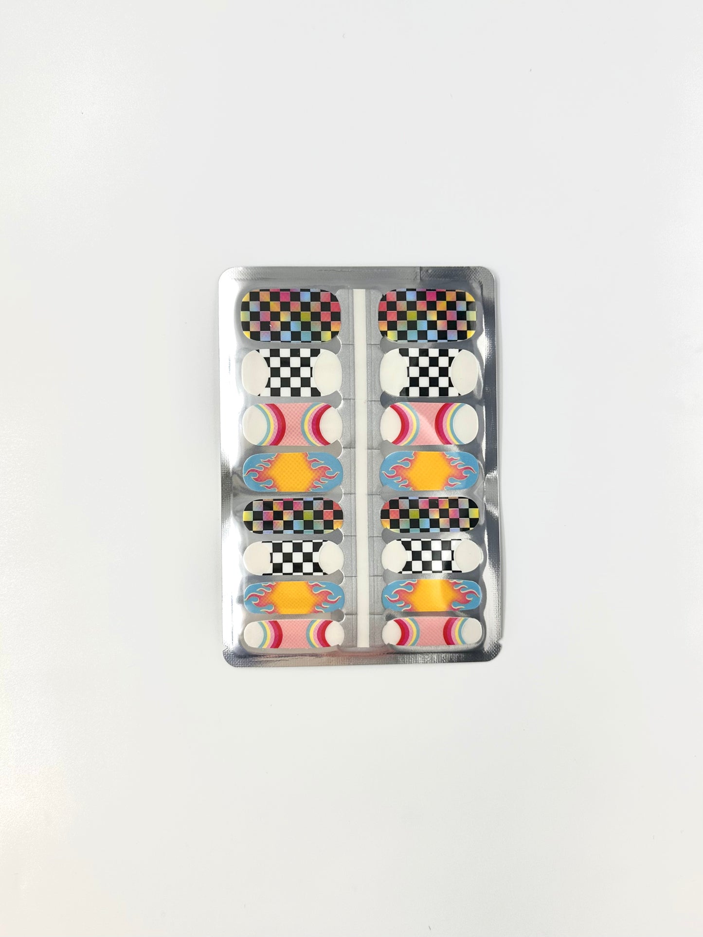 Race Flame Nagel Wraps