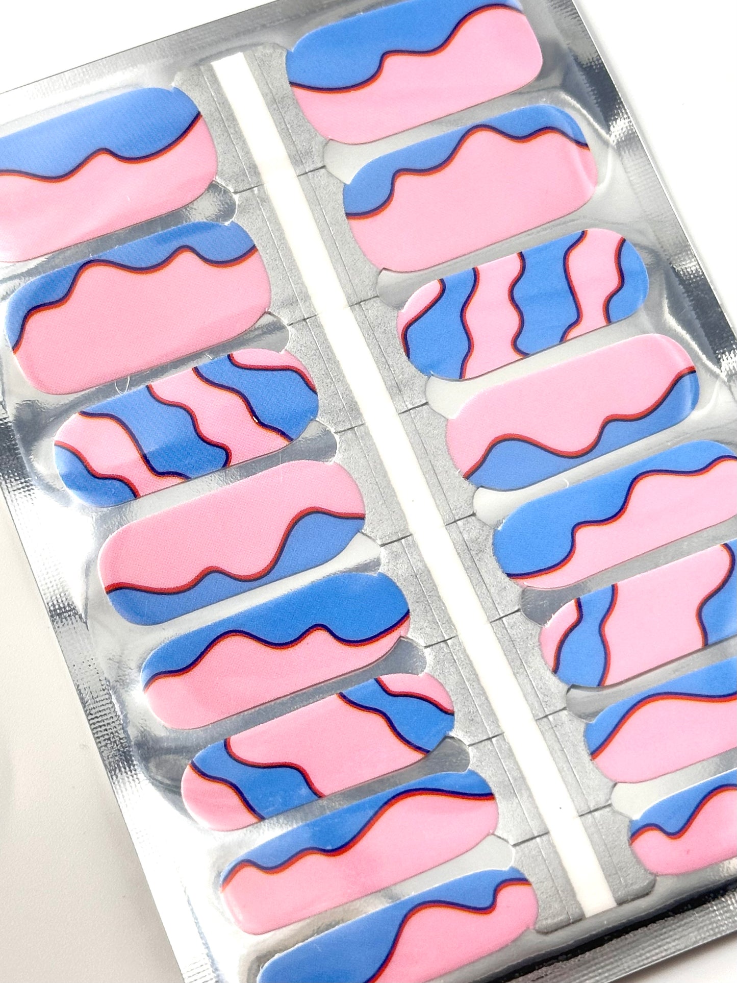 Candy Swirls Nagel Wraps