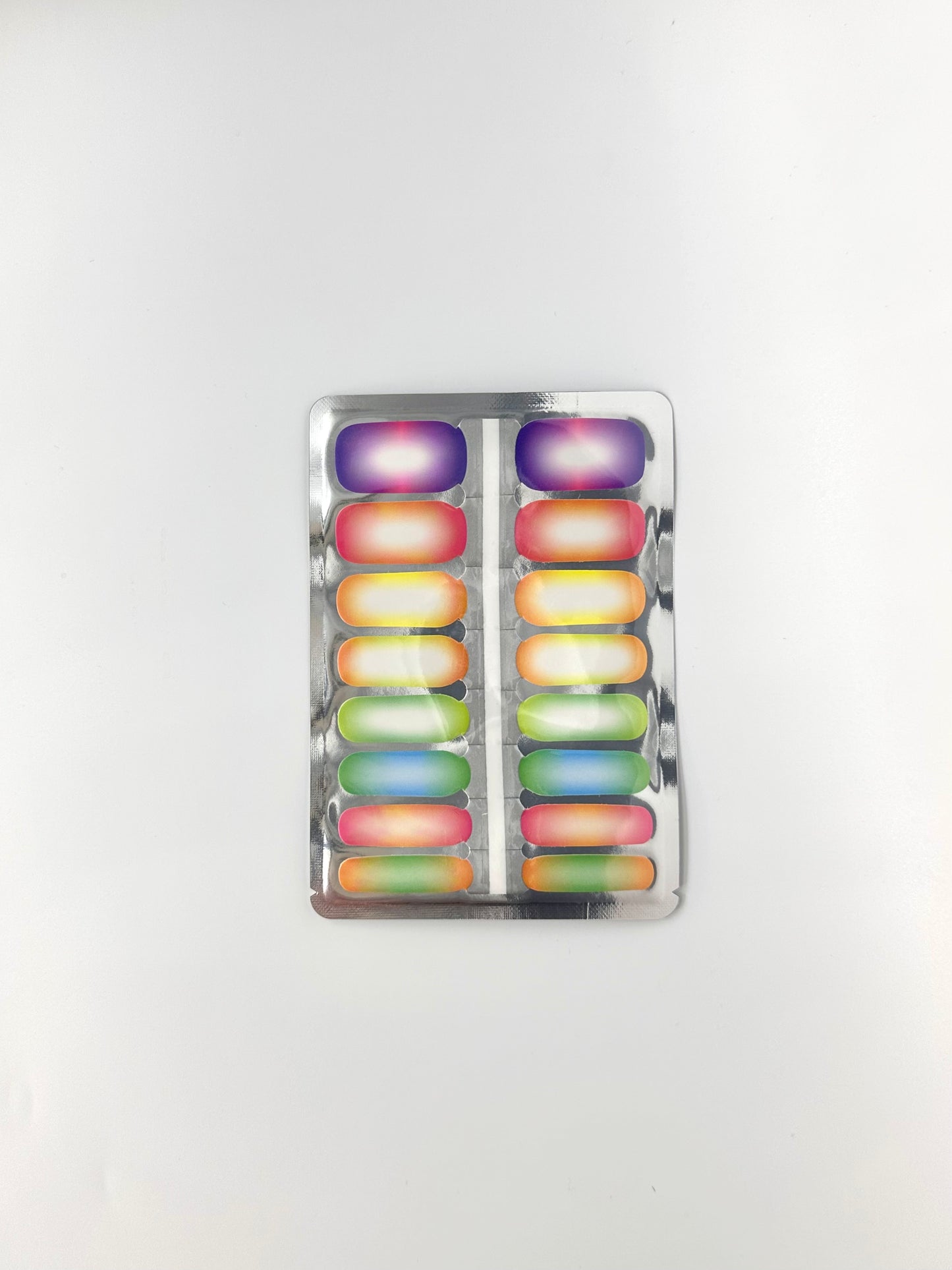 Neon Fushion Nagel Wraps