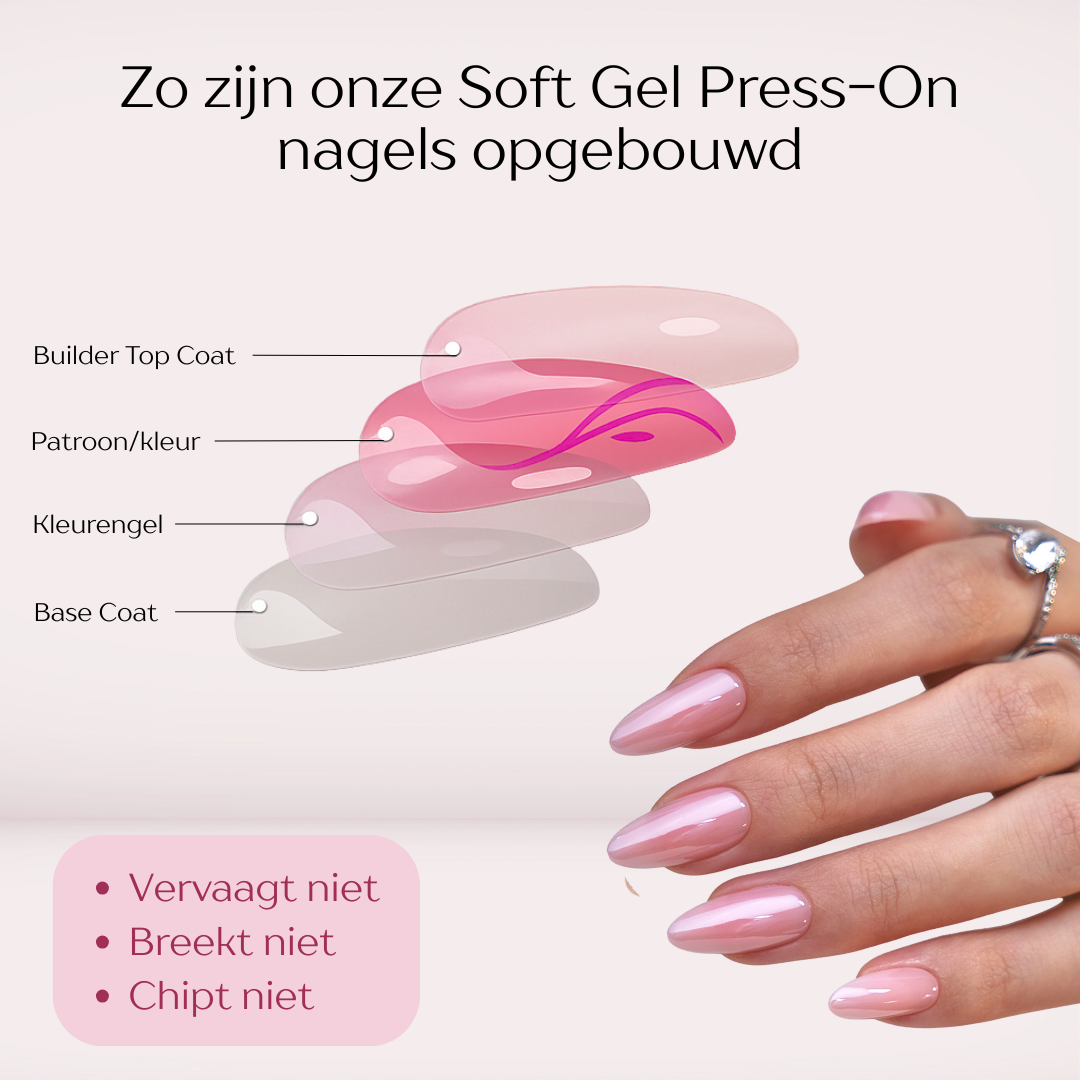 Voordeelbundel 3 of 5 Press-Ons Mix & Match