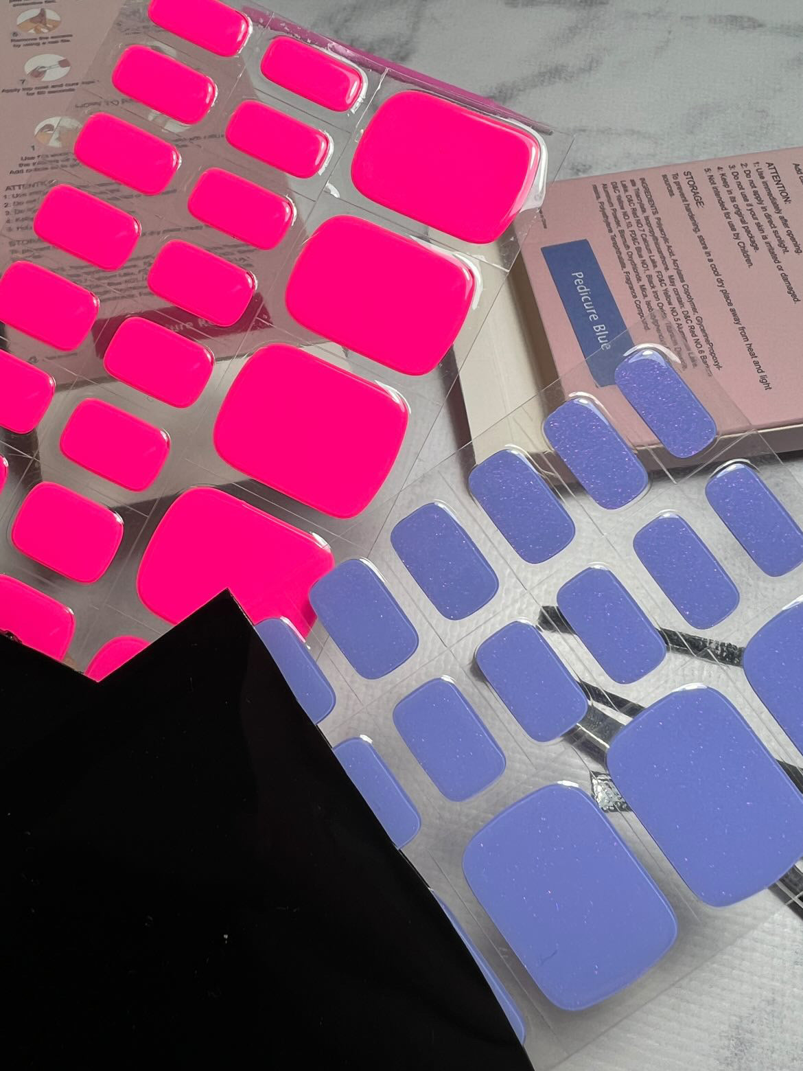 Pedicure Rose Gellakstickers