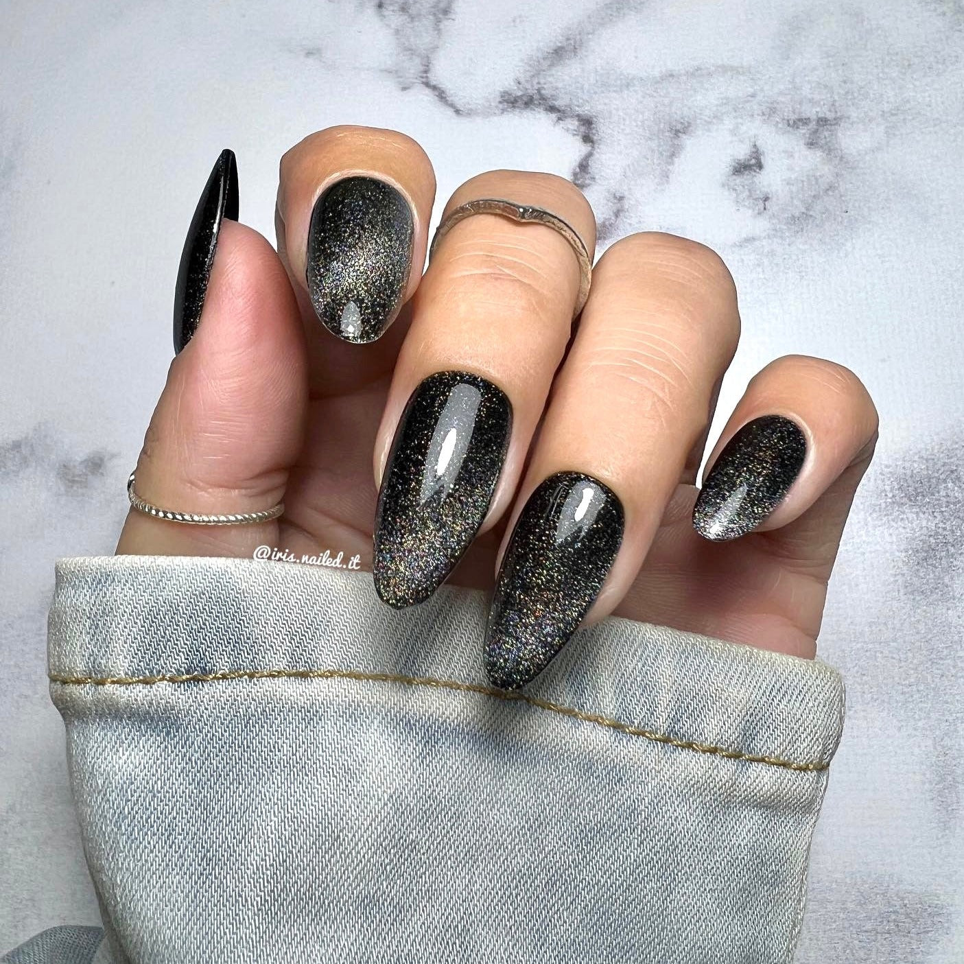 Black Cat Eye Gellakstickers
