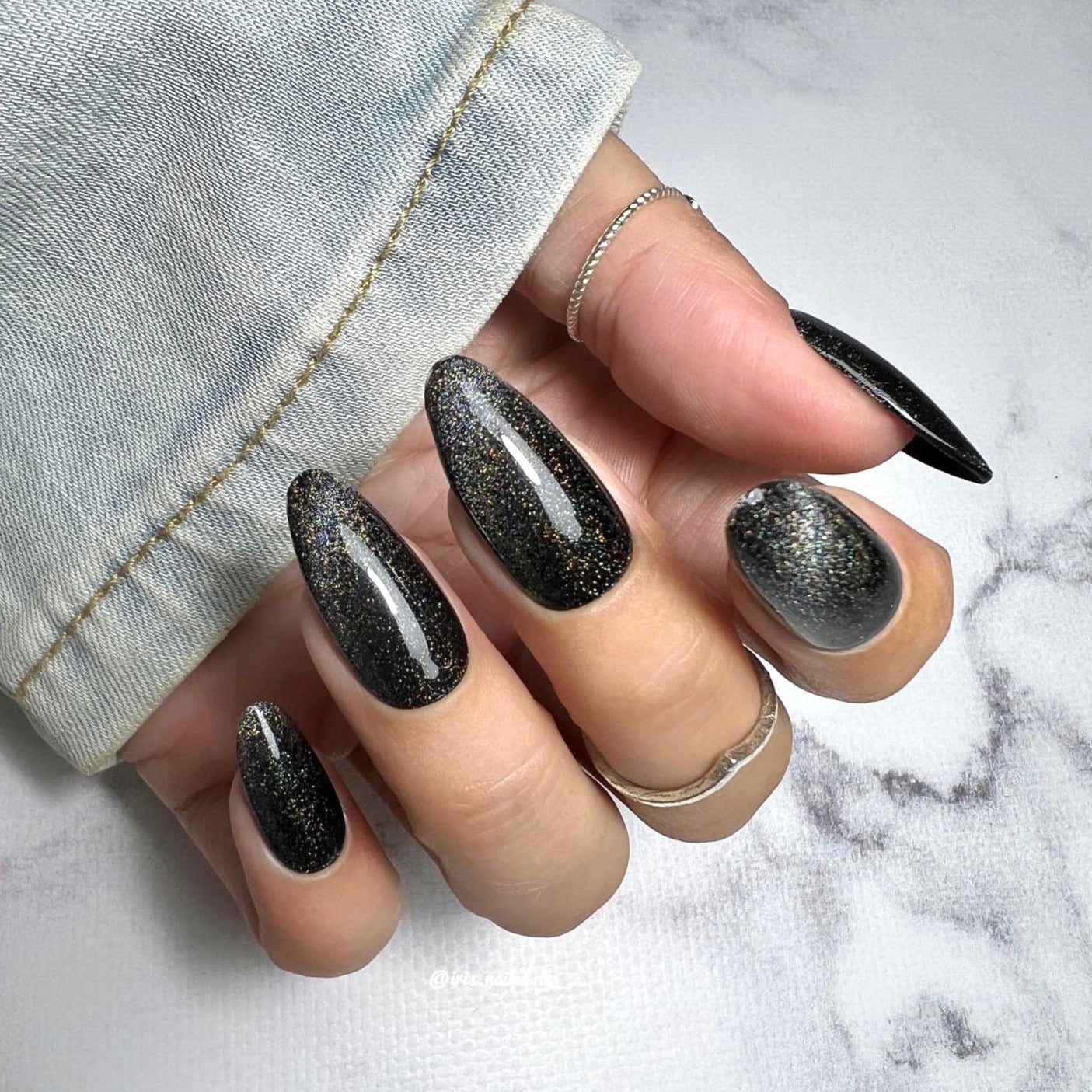Black Cat Eye Gellakstickers