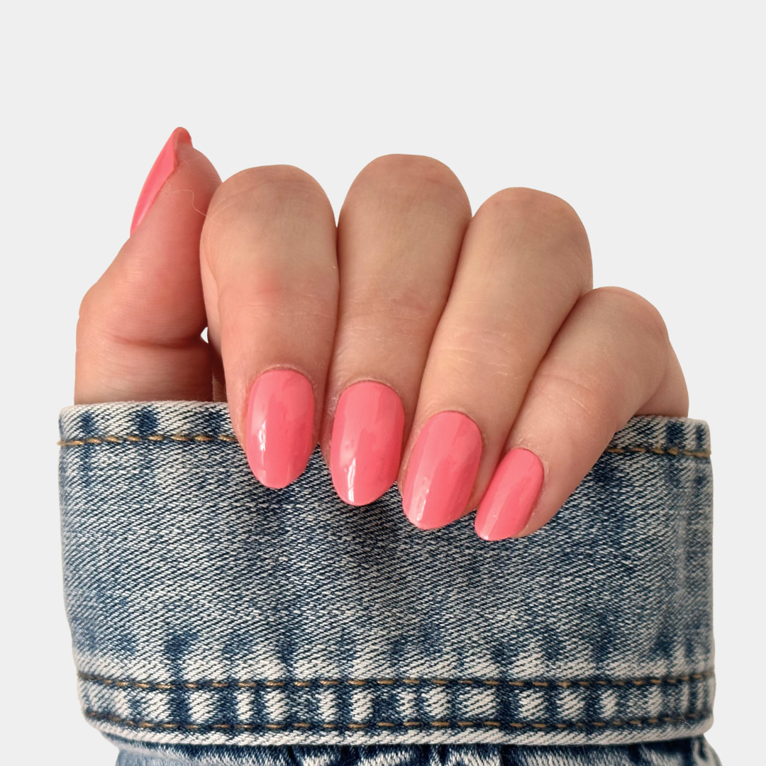 Coral Pink Gellakstickers