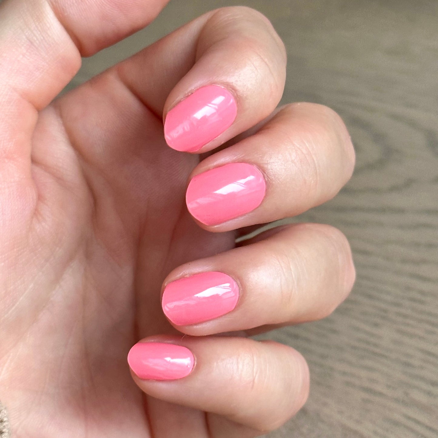 Coral Pink Gellakstickers
