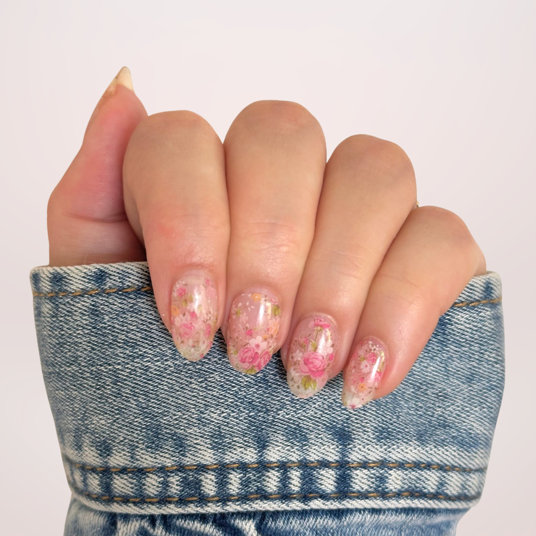 Floral Bliss Gellakstickers