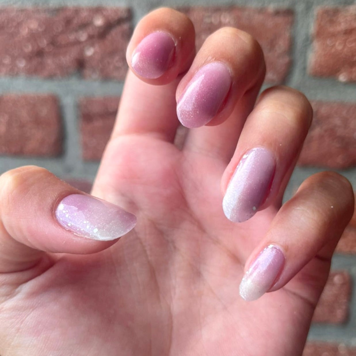 Gel Nail Stickers Misty Mauve