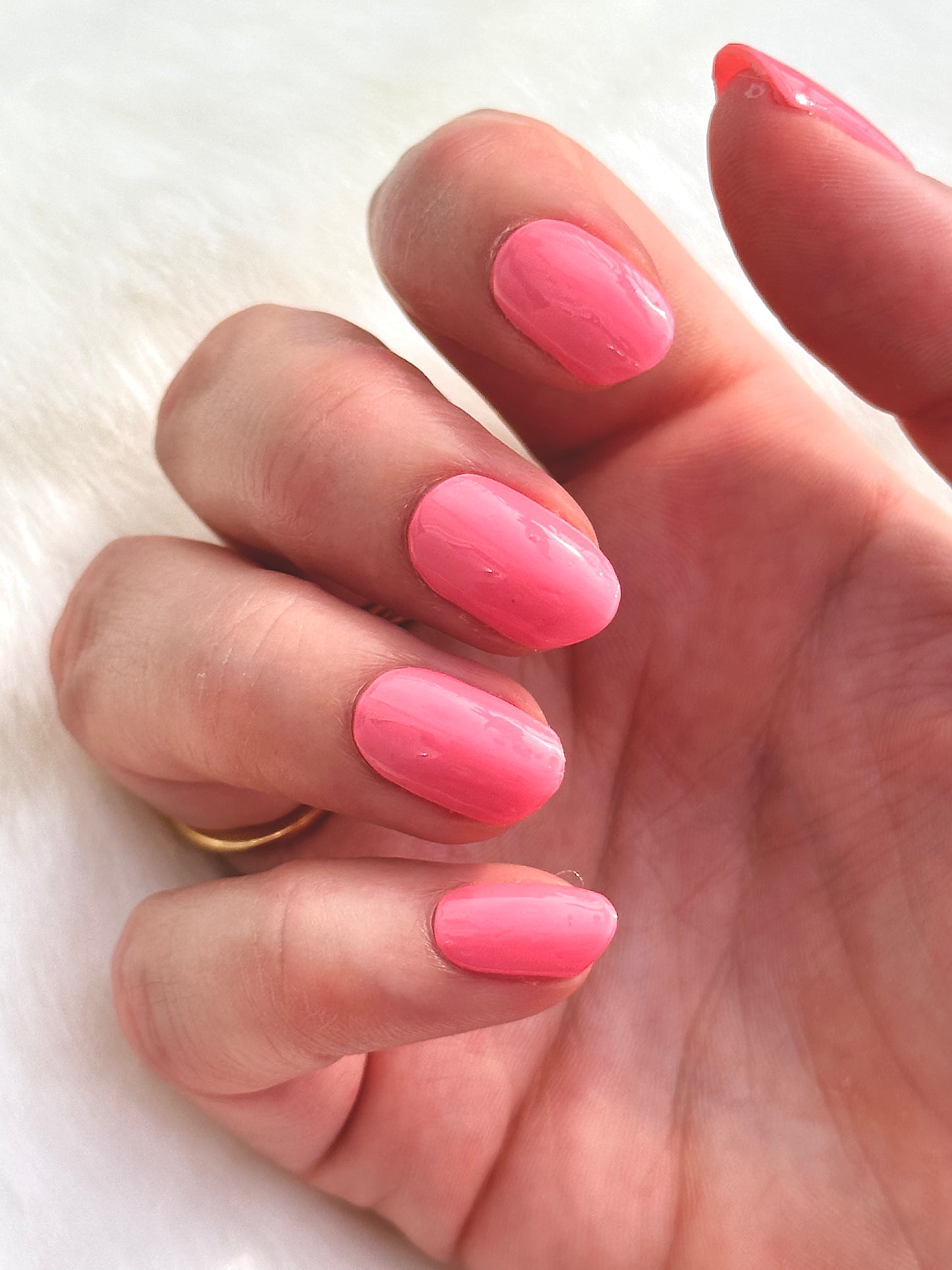 Coral Pink Gellakstickers