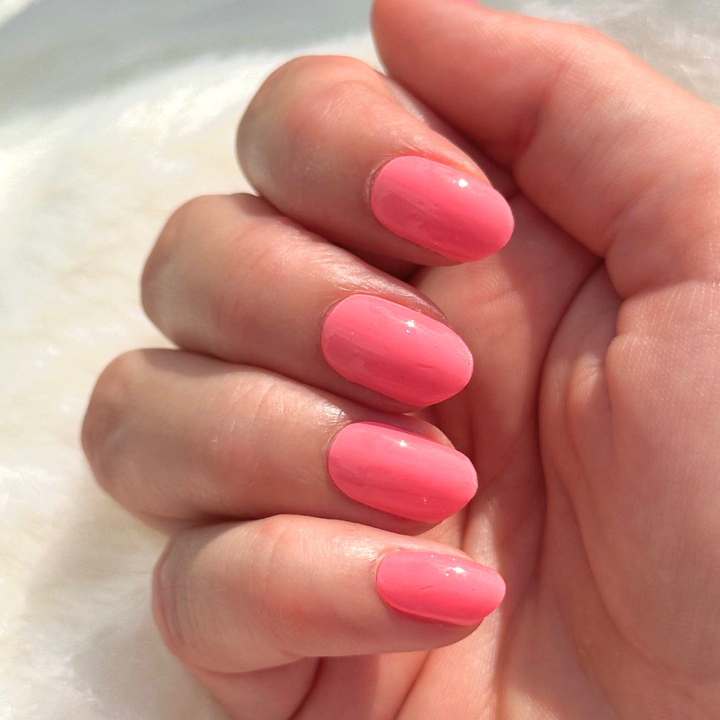 Coral Pink Gellakstickers