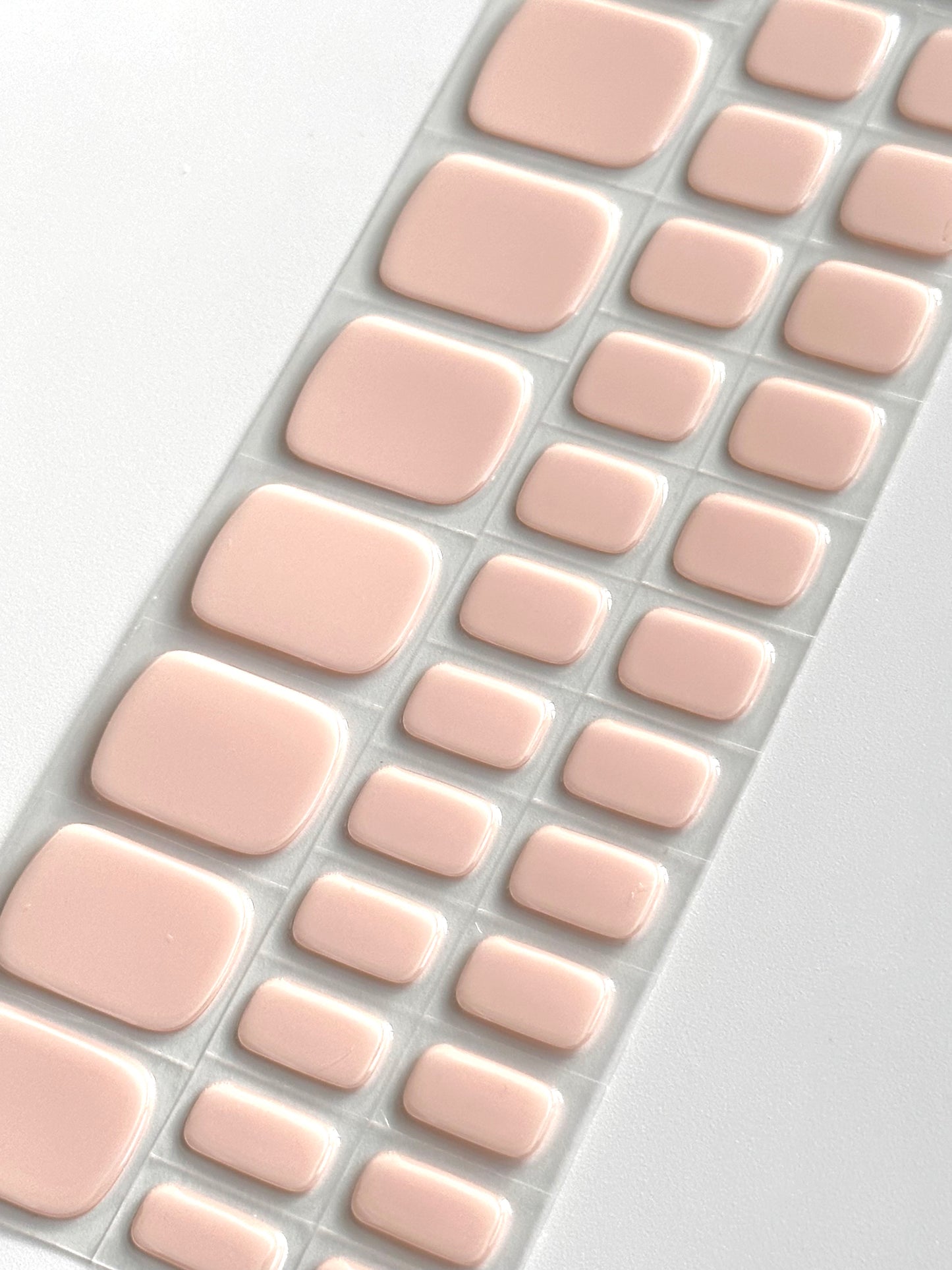 Pedicure Light Pink Gellakstickers