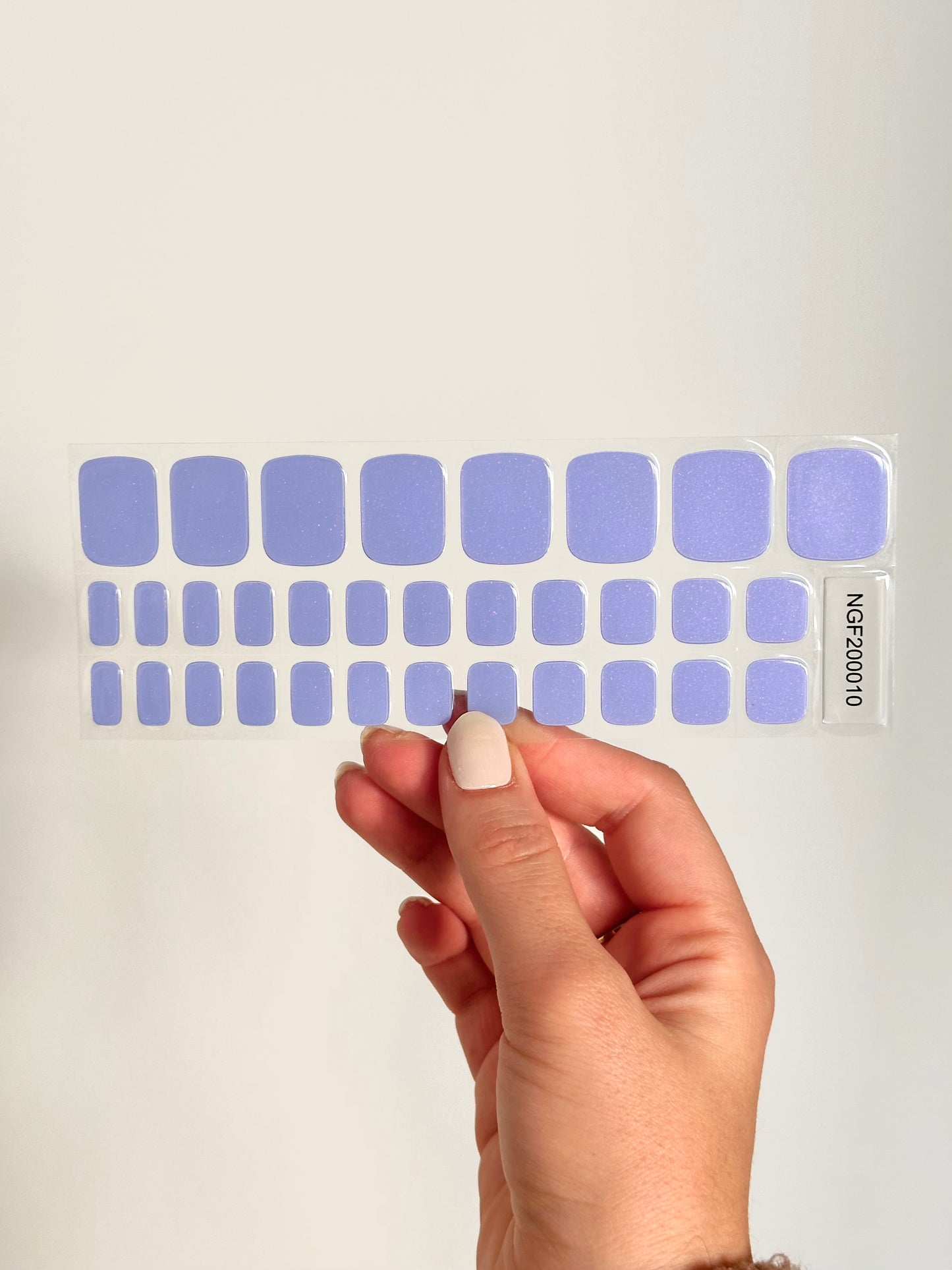 Pedicure Periwinkle Gellakstickers