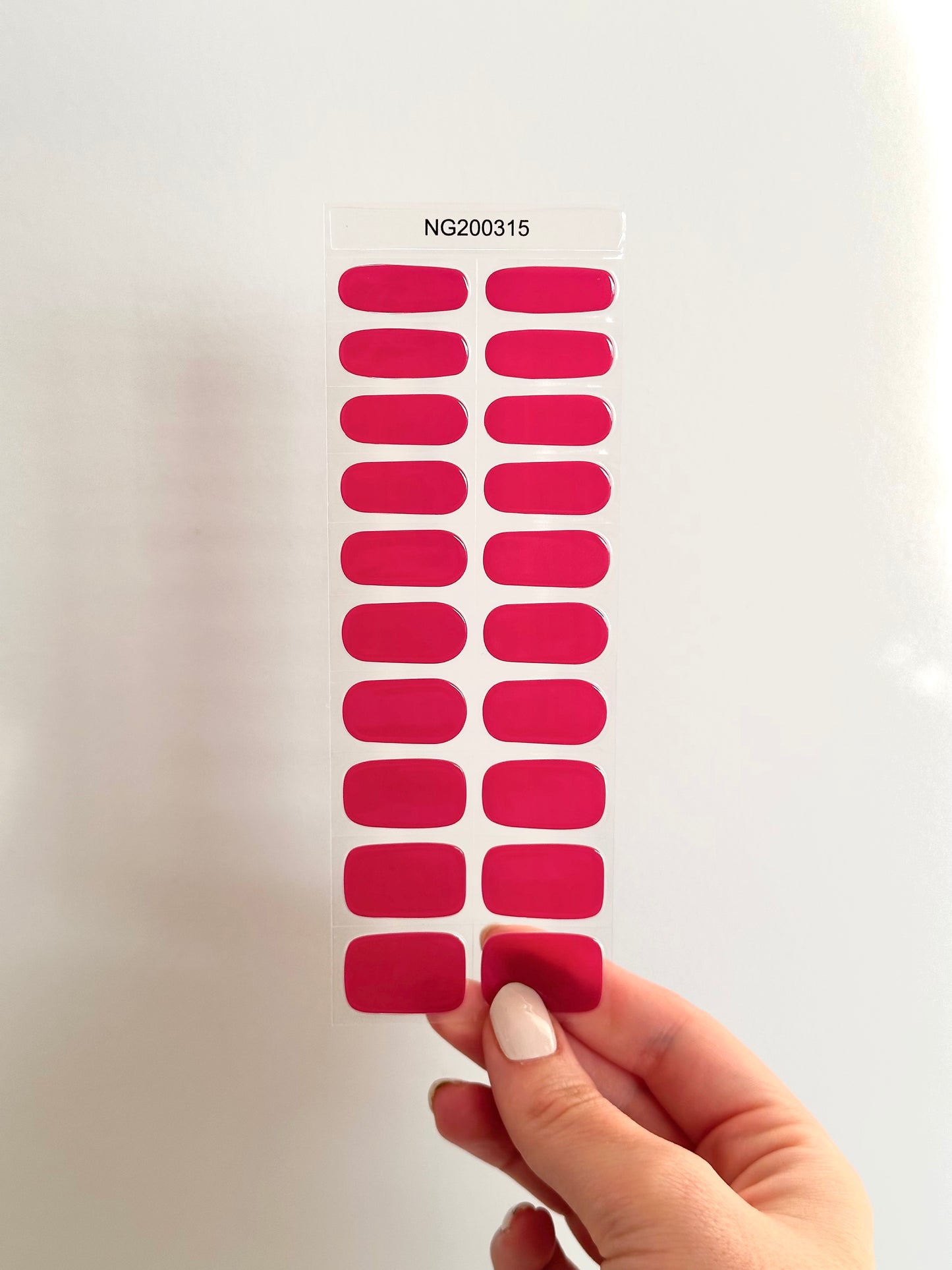 Raspberry Bloom Gellakstickers