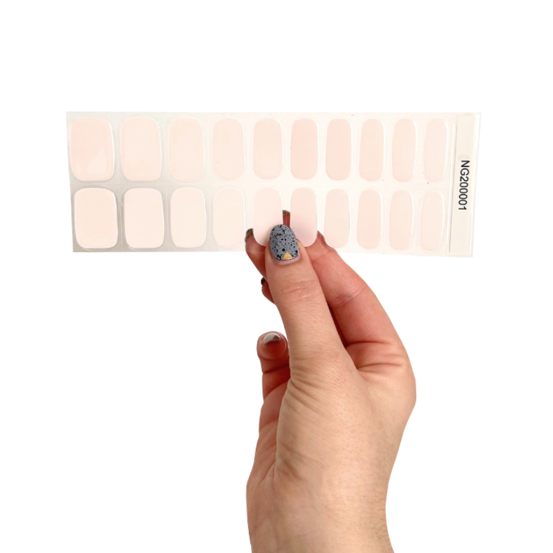 Pale Pink Gellakstickers
