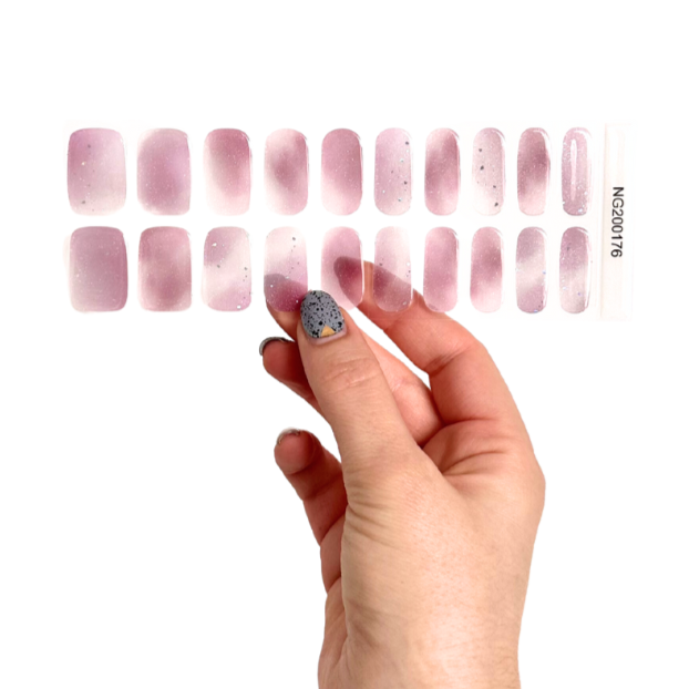 Gel Nail Stickers Misty Mauve