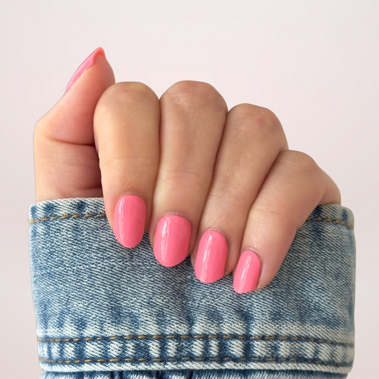 Coral Pink Gellakstickers