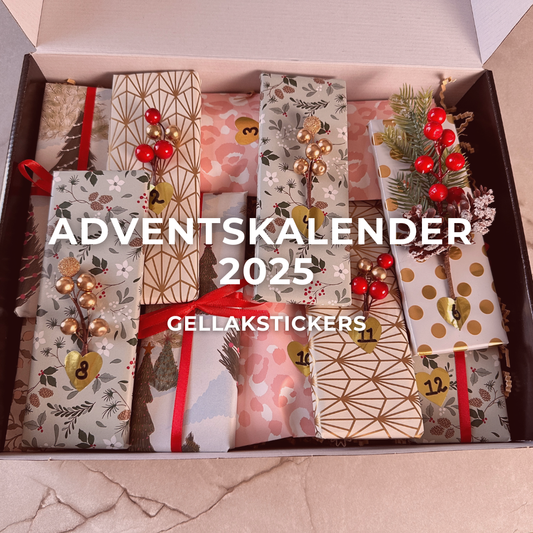 Adventskalender Gellakstickers 2025
