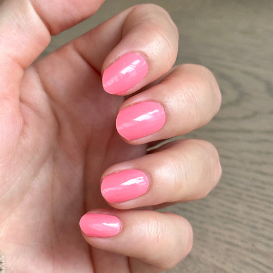 Coral Pink Gellakstickers