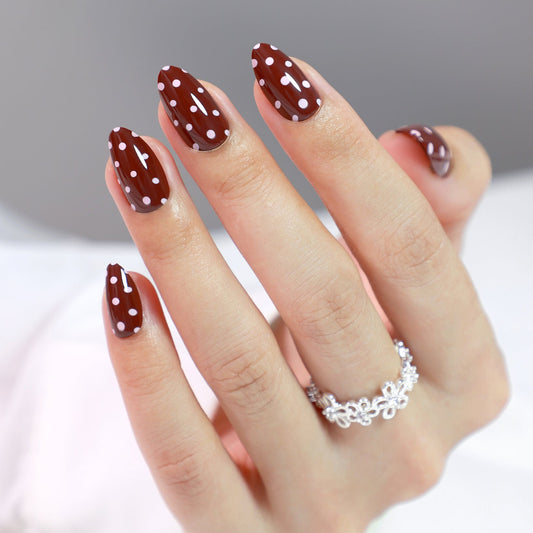 Cozy Dots Press-Ons