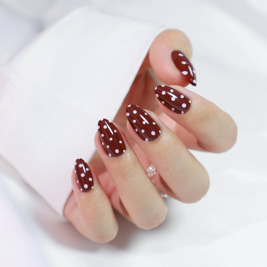 Cozy Dots Press-Ons