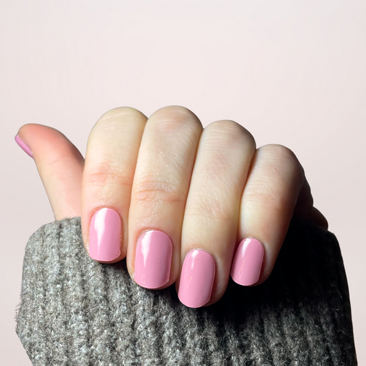 Dusty Rose gellakstickers, een mooie oud roze gel nagel stickers van BIMA Nails