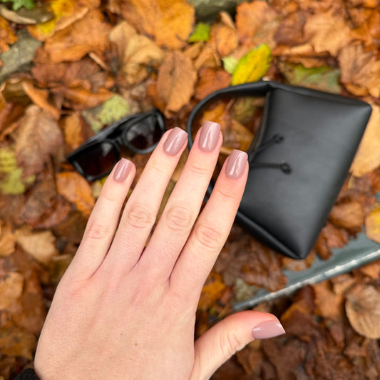 Soft Mauve Press-Ons